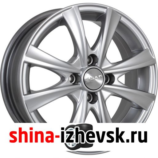 Колесный диск СКАД Мальта 6xR15 4×100 ET45 DIA60.1 серебристый в Ижевске